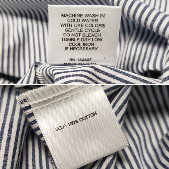 NWT Jane and Delancey Open Shoulder Striped Top - Picture 7 of 7